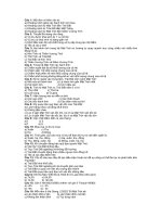 trắc nghiệm địa lí lớp 10 học kì 2