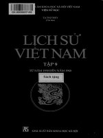 Lịch sử việt nam  tập 9 từ năm 1930 đến năm 1945 