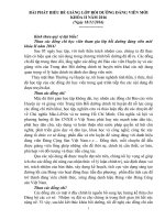 Bài phát biểu Bế mạc lớp Đảng viên mới của lãnh đạo huyện