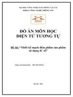Thiết kế mạch đếm sản phẩm sử dụng IC số