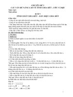 Chuyên đề  CÁC VẤN ĐỀ NÂNG CAO VỀ TÍNH CHIA HẾT