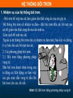 BÀI GIẢNG: HỆ THỐNG BÔI TRƠN