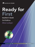ready for first teachers book 3rd edition