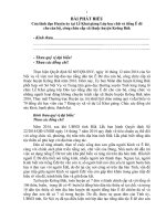 Phát biểu khai giảng lớp Ê Đê của lãnh đạo huyện