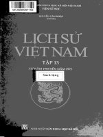 Lịch sử việt nam  tập 13 từ năm 1965 đến năm 1975 