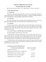 Chương trình đào tạo ngành công tác xã hội (Đại học quốc gia Hà Nội)