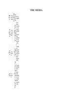 THE MEDIA  Tiếng anh dành cho học sinh lớp 9