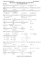 ĐỀ LUYỆN THI THPT QUỐC GIA 2017 số 33 