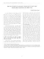 Một số vấn đề của giáo dục ngoại ngữ ở Việt Nam trong bối cảnh toàn cầu hiện nay