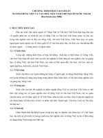 Chương trình đào tạo ngành Tiếng việt và văn hoá Việt Nam dành cho người nước ngoài (Đại học quốc gia Hà Nội)