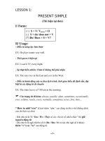 12 thì cơ bản trong Tiếng Anh dành cho người bị mất kiến thức căn bản