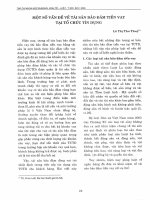 Một số vấn đề vấn đề về tài sản bảo đảm tiền vay tại tổ chức tín dụng