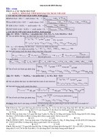 giáo án dạy thêm hóa 12