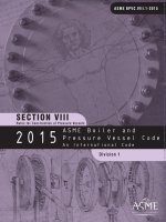 ASME BPVCode VIII 2015 d1 rules for construction of pressure vessels 