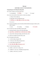 trac nghiem sinh 10 theo từng bài