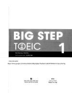 BIG STEP TOEIC 1 sơ cấp (TOEIC 400 – 550) có link tải file nghe ở trang 2 