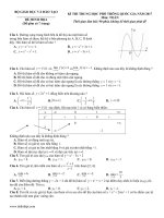 đề luyện thi THPT quốc gia 2017  đề 3 có lời giải chi tiết 