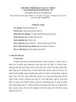 Chương trình đào tạo ngành kinh doanh quốc tế (Đại học quốc gia Hà Nội)