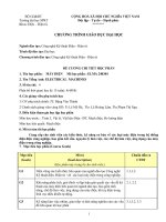 Đề cương chi tiết học phần Máy điện (Đại học sư phạm kĩ thuật TP.HCM)