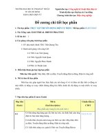 Đề cương chi tiết học phần Thực tập truyền động điện tự động (Đại học sư phạm kĩ thuật TP.HCM)