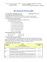 Đề cương chi tiết học phần Thực tập điện tử cơ bản (Đại học sư phạm kĩ thuật TP.HCM)