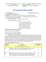 Đề cương chi tiết học phần Điện tử cơ bản (Đại học sư phạm kĩ thuật TP.HCM)