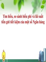 Tìm hiểu và so sánh lãi suất tiền gửi giữa các ngân hàng