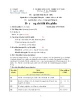 Đề cương chi tiết học phần Hệ điều hành (Đại học sư phạm kĩ thuật TP.HCM)  