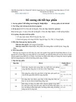 Đề cương chi tiết học phần CAD nâng cao trong kĩ thuật điện (Đại học sư phạm kĩ thuật TP.HCM)  