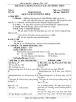 Chủ đề dạy học Giải bài toán bằng cách LPT ĐS 8