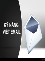 kỹ năng giao tiếp: kỹ năng viết email