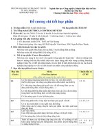 Đề cương chi tiết học phần Thiết bị điều khiển điện (Đại học sư phạm kĩ thuật TP.HCM)