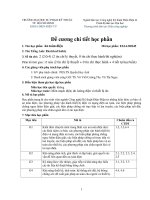 Đề cương chi tiết học phần An toàn điện (Đại học sư phạm kĩ thuật TP.HCM)