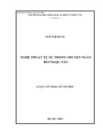 Nghệ thuật tự sự trong truyện ngắn bùi ngọc tấn