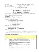 Đề cương chi tiết học phần Lập trình di động nâng cao (Đại học sư phạm kĩ thuật TP.HCM)  