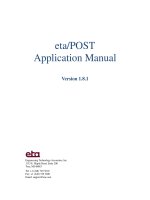 Dynaform  eta post 1 8 1 application manual 