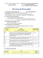 Đề cương chi tiết học phần Chất lượng điện năng (Đại học sư phạm kĩ thuật TP.HCM)