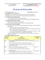 Đề cương chi tiết học phần quản lý dự án (Đại học sư phạm kĩ thuật TP.HCM)  