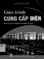 Giáo trình cung cấp điện dùng cho các trường cao đẳng kỹ thuật 