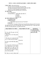 TIẾT 23   SO DO MẠCH điện   CHIỀU DÒNG điện