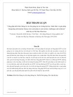 Lồng ghép kiến thức thông tin vào bài giảng tại các trường đại học: thách thức và giải pháp