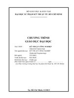 Chương trình đào tạo kĩ thuật công nghiệp (Đại học sư phạm kĩ thuật TP.HCM)  