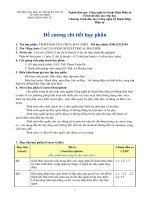 Đề cương chi tiết học phần Tính toán sữa chữa máy điện (Đại học sư phạm kĩ thuật TP.HCM)  