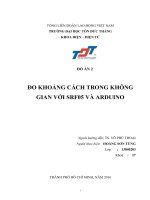 Mạch đo khoảng cách trong không gian dùng Arduino và SRF05