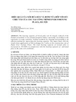 Hiệu quả xói rửa đáy và bơm vữa đối với sức chịu tải của cọc tại công trình ever fortune plaza hà nội
