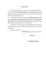 Nghiên cứu xây dựng danh lục và hiện trạng sử dụng các loài thực vật có tác dụng chữa bệnh tiểu đường ở vùng đệm vườn quốc gia tam đảo, khu vực xã ngọc thanh 