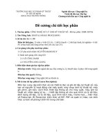 Chương trình đào tạo ngành xử lý ảnh kĩ thuật số (Trường Đại học sư phạm kĩ thuật TP.HCM)