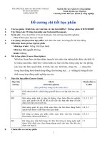 Chương trình đào tạo ngành Trình bày văn bản và văn bản KHKT (Trường Đại học sư phạm kĩ thuật TP.HCM)