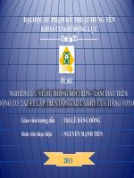 NGHIÊN CỨU VỀ HỆ THỐNG  HỆ THỐNG BÔI TRƠN LÀM MÁT TRÊN ĐỘNG CƠ  2AZ-FE LẮP TRÊN DÒNG XE CAMRY CỦA HÃNG TOYOTA