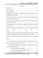 Báo cáo thực tập tổng hợp tại công ty cổ phần đầu tư thương mại và xuất nhập khẩu vina linen